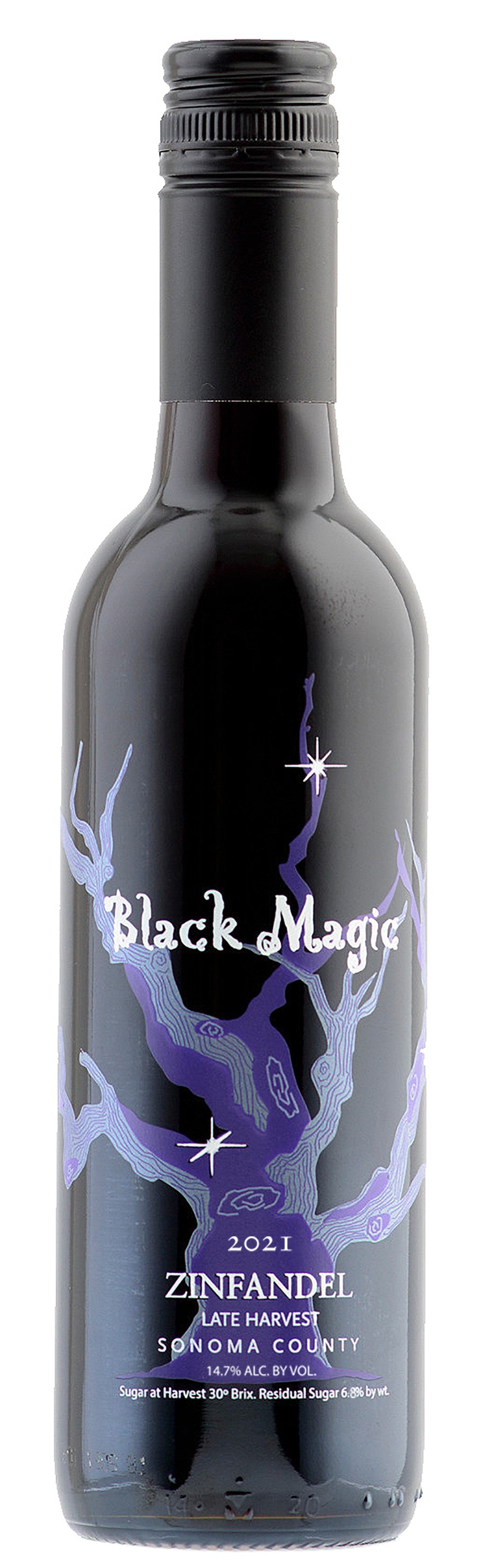 Black Magic Late Harvest Zin 2021, 375ml Photo