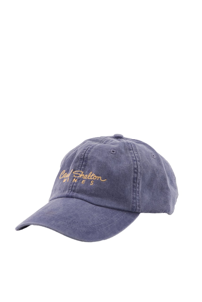Purple hat with Carol Shelton Wines Logo