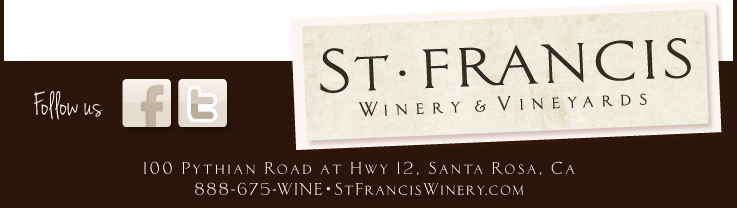 5ship foot3 St. Francis Winery & Vineyards Update