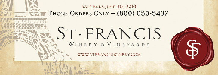 c1 St. Francis White Wine Sale