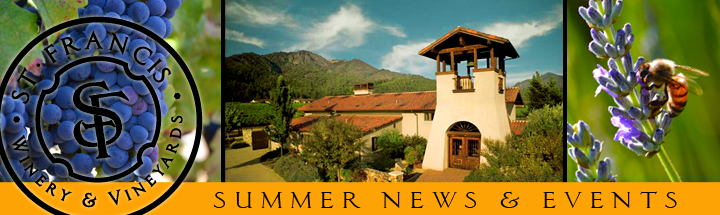 nlsummer2012 header St. Francis Winery & Vineyards Update