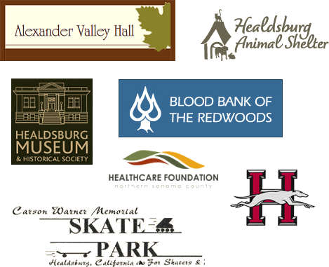Kreck Design supports the Alexander Valley Hall, Healdsburg Museum, Blood Bank of the Redwoods, Healthcare Foundation, Healdsburg School District and Carson Warner Memorial Skate Park