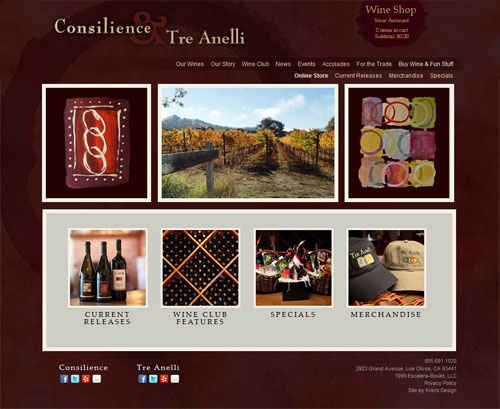 Consilience Tre Anelli E-Commerce