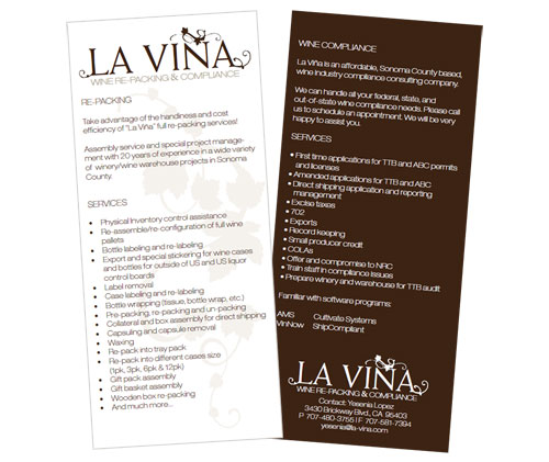 La Vina Wine Re-packing and Compliance