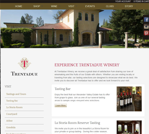 Trentadue Design - Visit Page