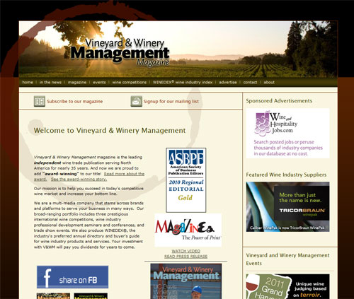 Vineyard and Winery Management