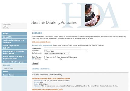 Health and Disability Advocates